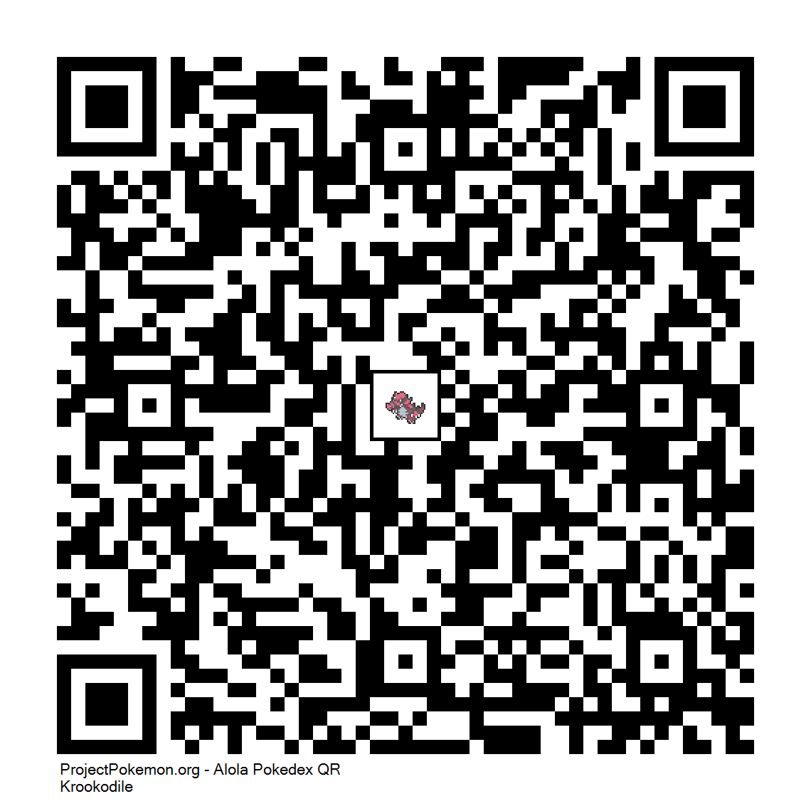 Cdigo QR de Krookodile